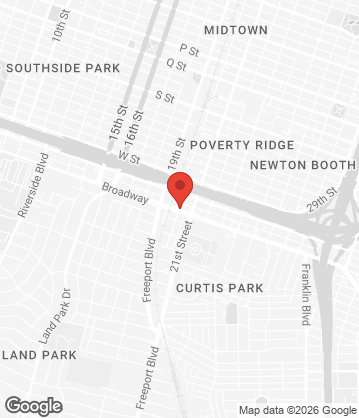 Map of Kado Asian Fusion - 2007 Broadway, Sacramento, CA, 95818, US